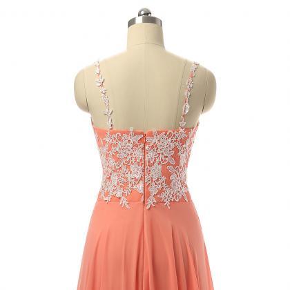 Sweetheart Neck Spaghetti Strap Flowy Maxi Dress main image 1