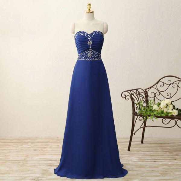 Stunning A Line Strapless Chiffon Printed Tiered Long Prom Dresses Formal Dress C4827 main image 1