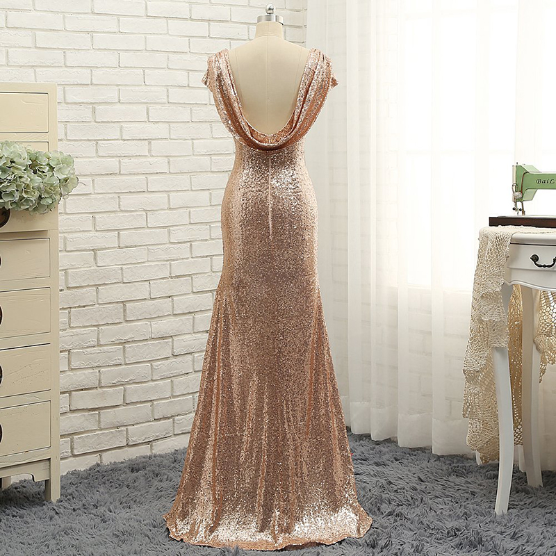 cowl mermaid maxi